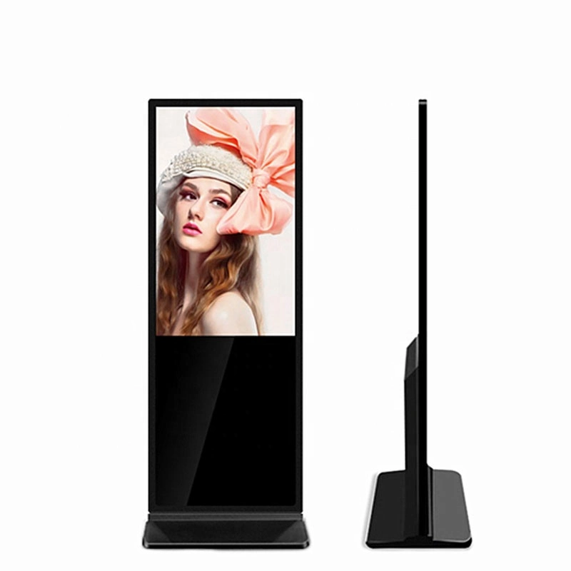 Digital Signage Display LCD-Bildschirm Touch Player Bodenfläche Zoll Totem Outdoor Standwand Android für LED Werbung Kiosk