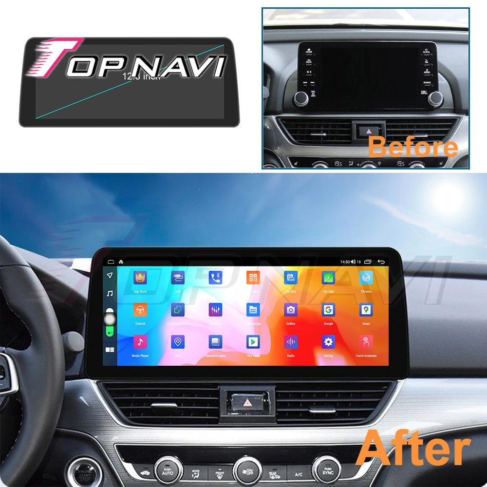 Car Radio Multimedia Video Player Navigation GPS for Honda Accord 10 Inspire 2018 - 2021 Built-in WiFi