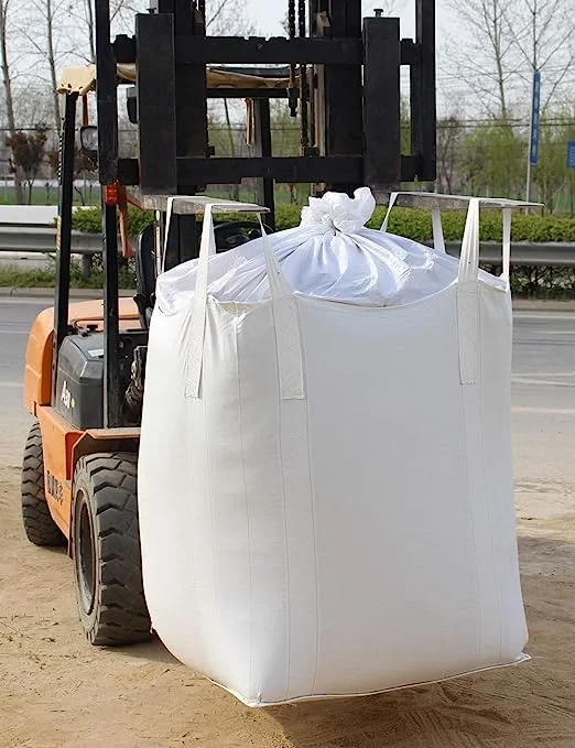 FIBC Bulk Bag, 1 One Ton Bag, 90cm*90cm*120cm 2200lbs Swl, Duffle Top Flat Bottom, Woven Polypropylene Bags, FIBC Big Bag, Bulk Bag