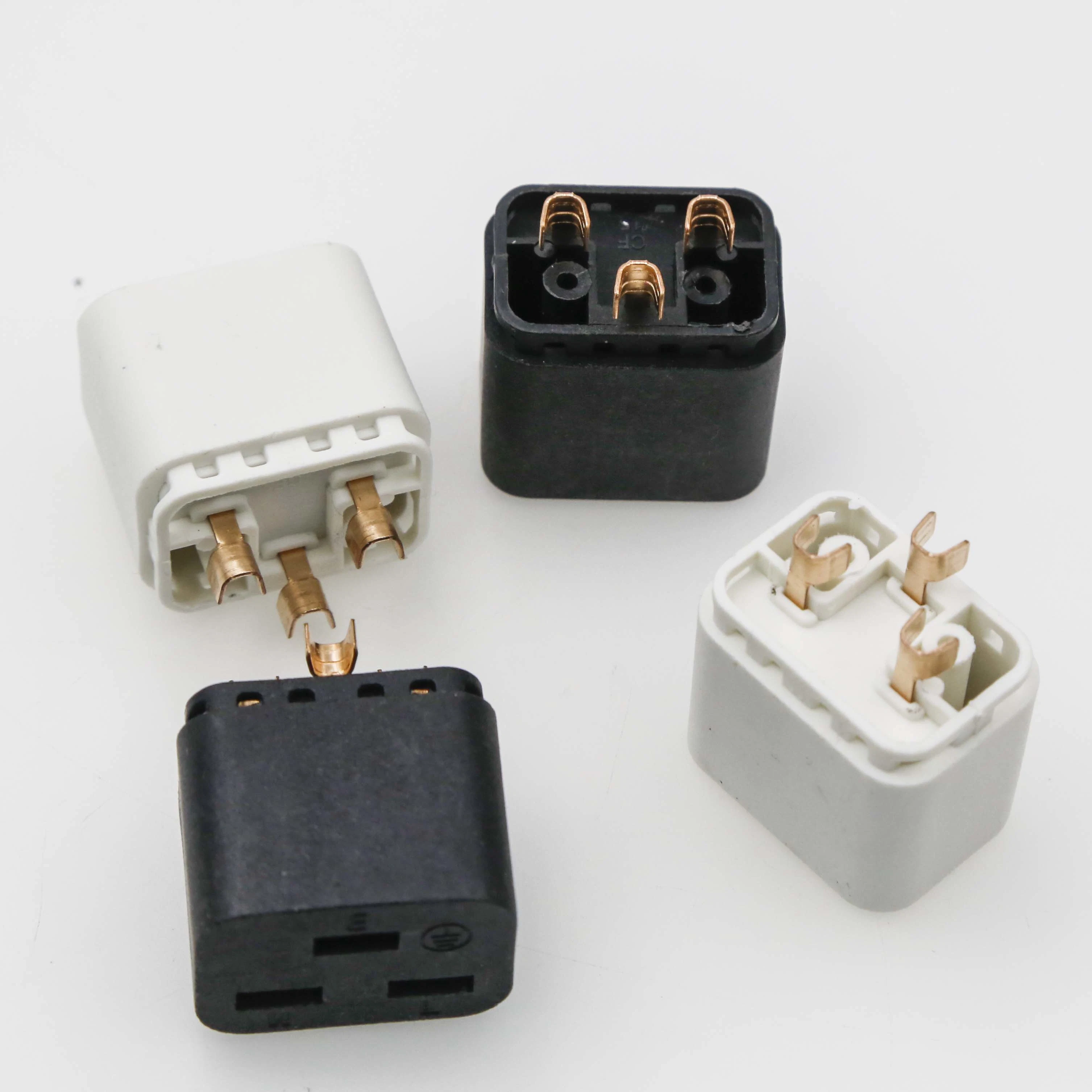 Encastres de conector hembra de cables de extensión estándar para Europa 2,5A