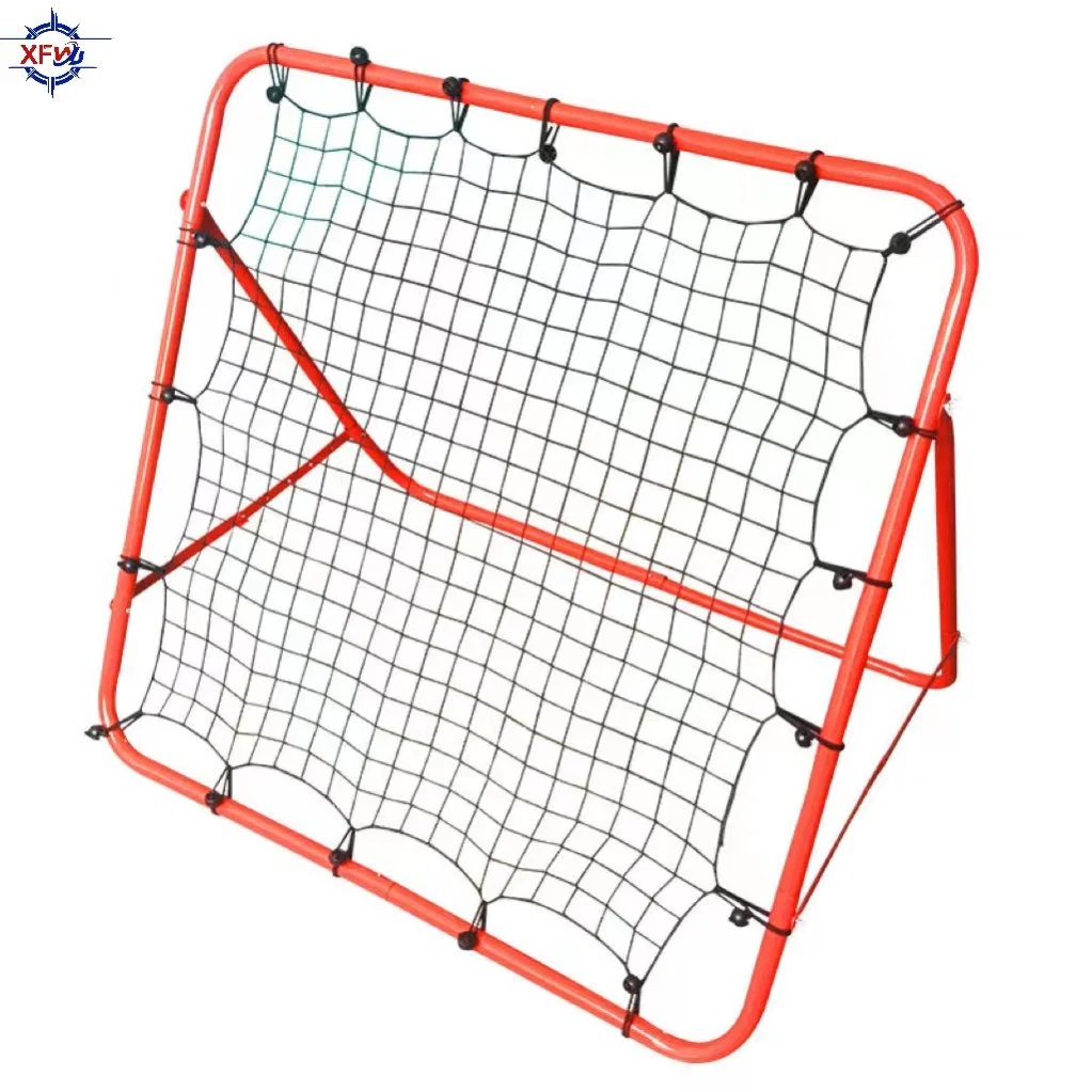 Adjustable Steel Tube Football Training Equipment Soccer Rebounder Target Goal Net