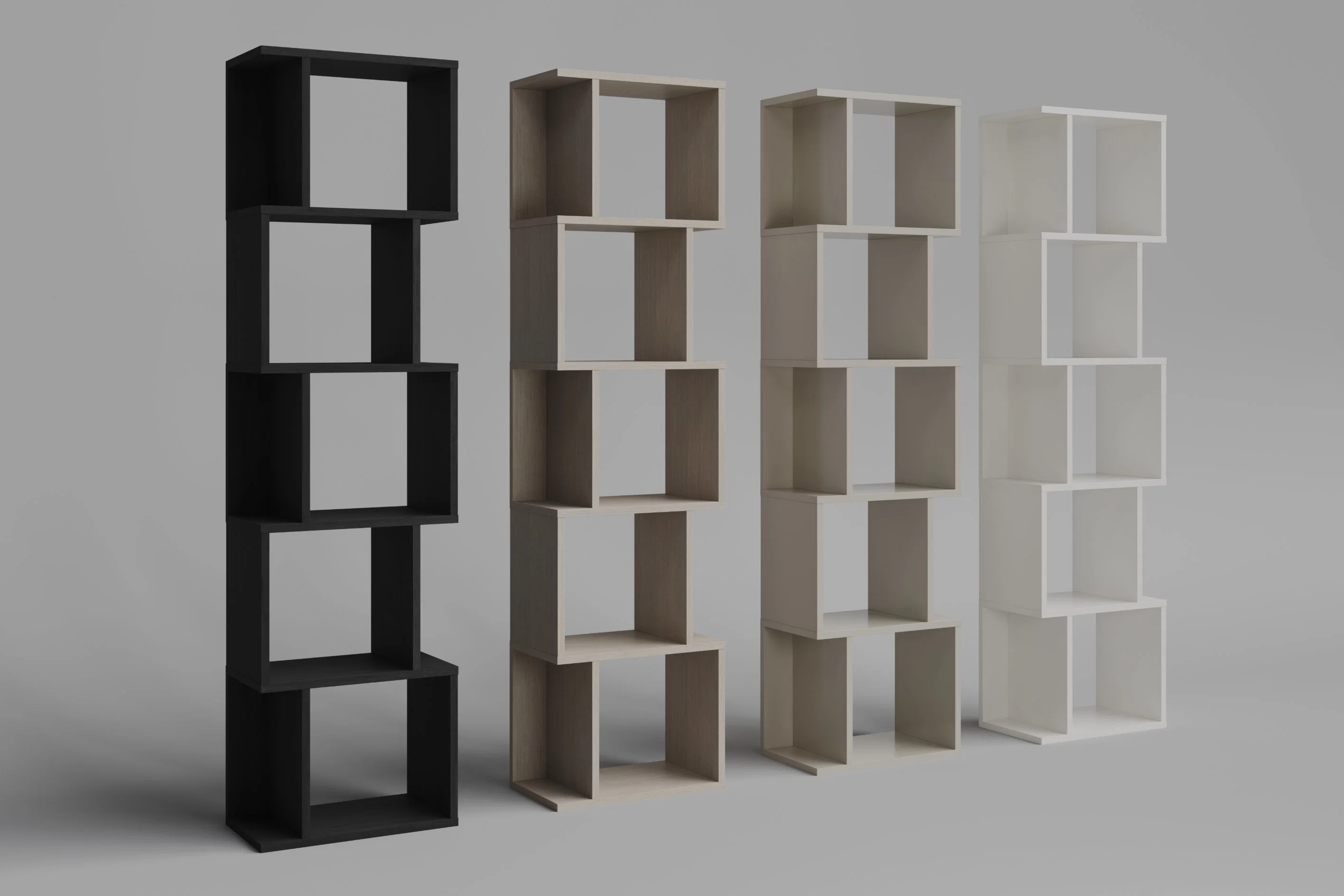 High quality/High cost performance  OSB Lsb Plywood MDF Board Modern Lattice Bookshelf From Chinese