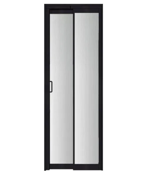 Aluminum Double Open Folding Swing 2 Panels PT Fireproof Sliding Door for Kitchen and Bathroom
