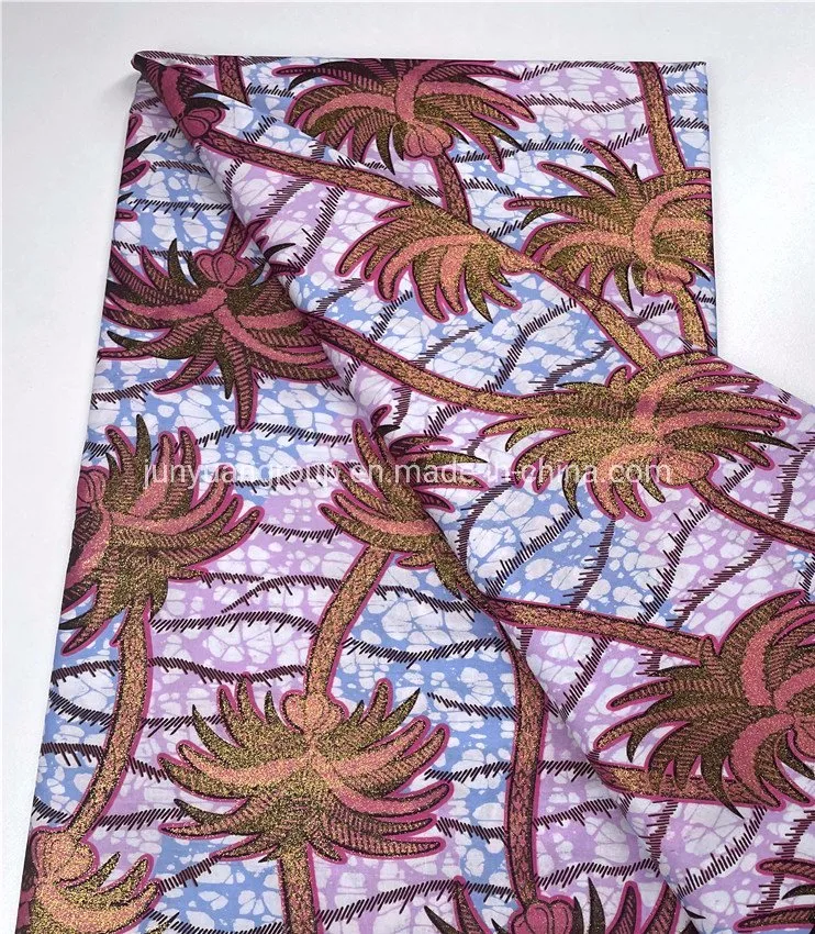 Wholesale/Supplier Ankara Fabric Africa Real Wax 100% Cotton / Polyester Print Jacquard Design Ghana Wax African Textile Cloth Loincloth Fabrics