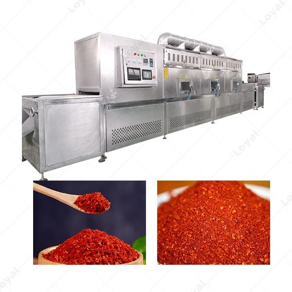 Automatic Tunnel Type Microwave Equipment Food Chemical Powder Dehydrator Belt Drying Machine