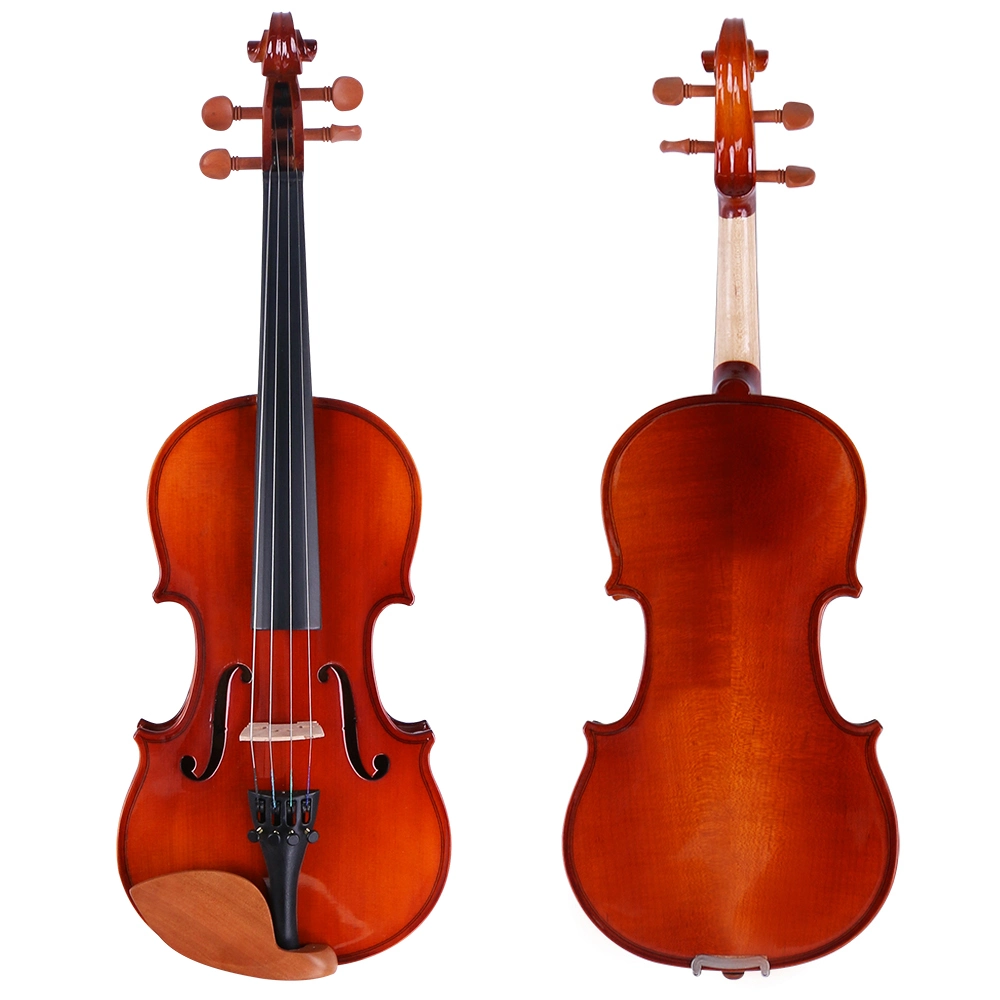 Solid Wood Manual Practice Violin Playing Grade Maple Violin Ebony Accessories