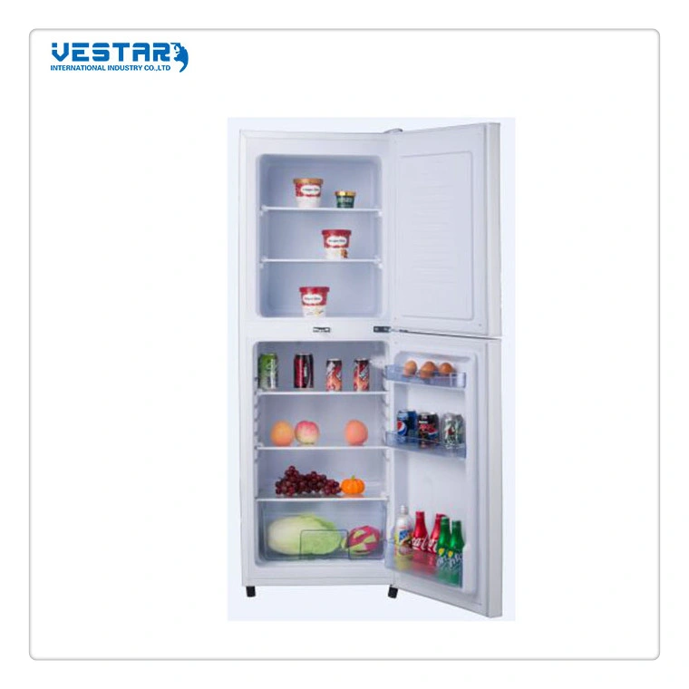 Холодильник 212L Домашний прибор Электрический холодильник Разморозка Двойная дверь Холодильник