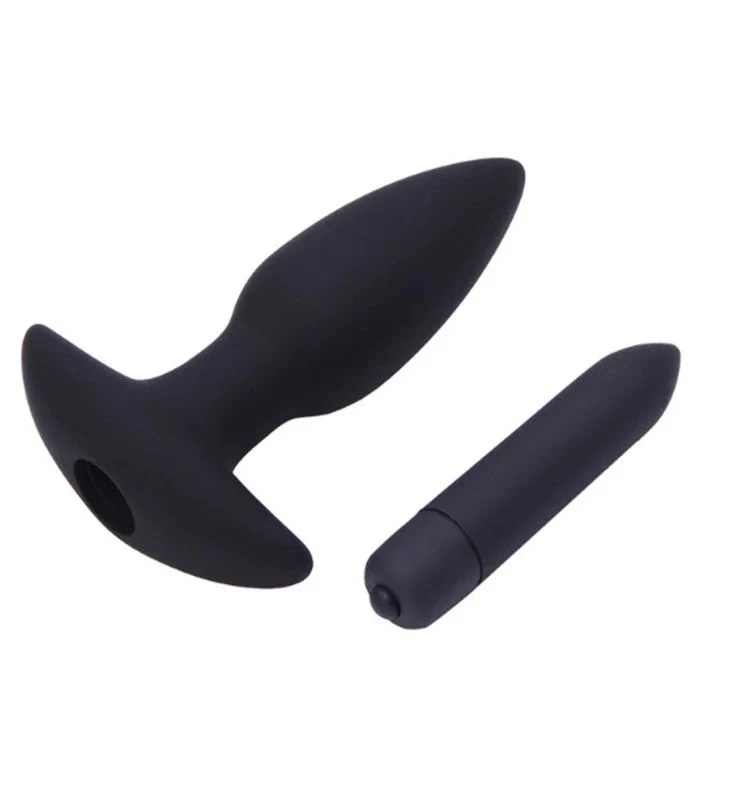 Wholesale/Supplier Silicone Vibrating Waterproof Bullet Anal Plugs Adult Butt Plug Sex Ass Toys for Woman Anal Plugs Vibrator