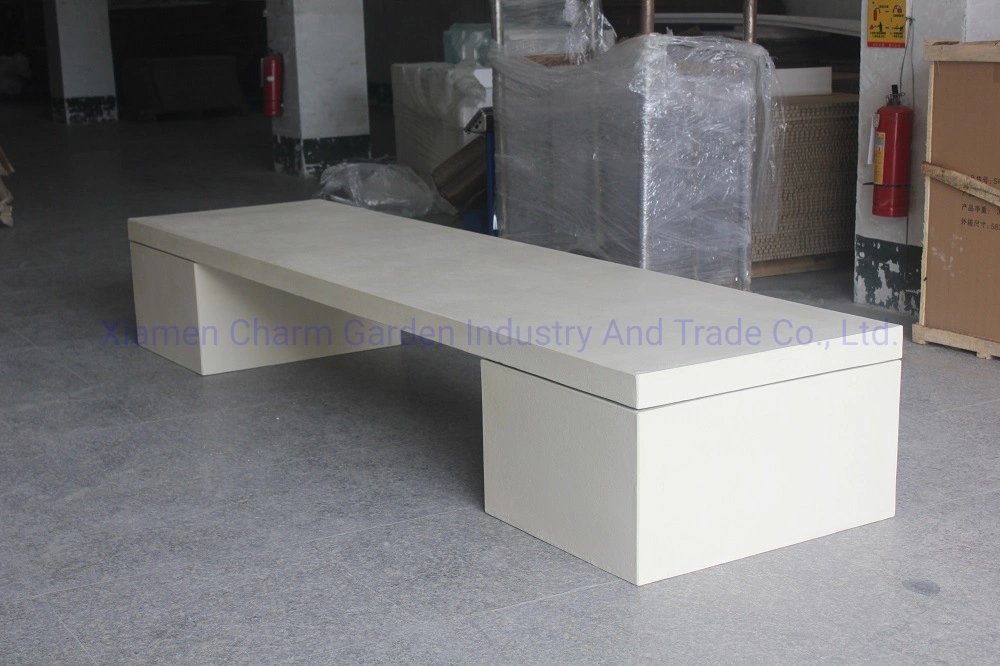 Modern Courtyard Furniture Outdoor Concrete Bench