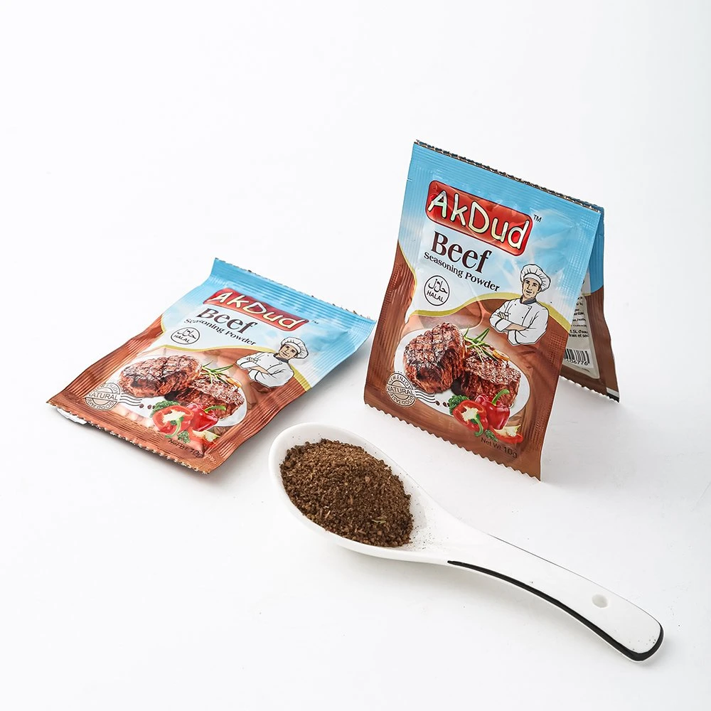 Akdud Hot sale épices OEM saveur de boeuf poudre de saison pour Cuisson épices et assaisonnements aliments épices de saison