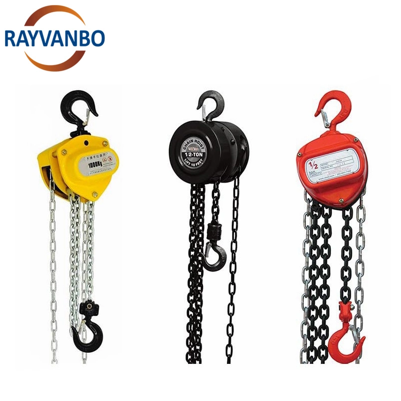 Manual Small Hand 0.5 Ton 1 Ton 2ton 3 Ton 5ton 10 Ton Manual Chain Hoist