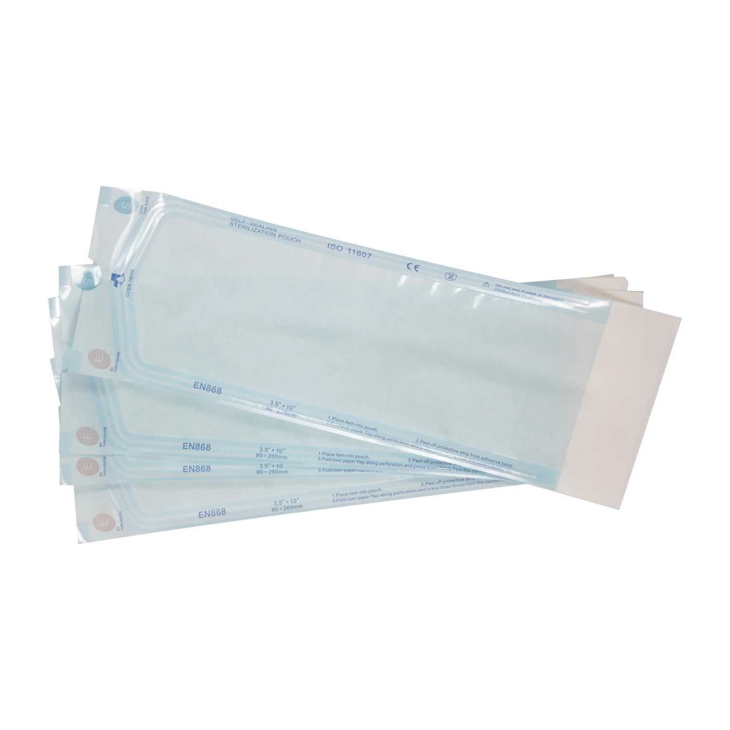 Self Sealing Sterilization Pouch for Medical or Dental Device