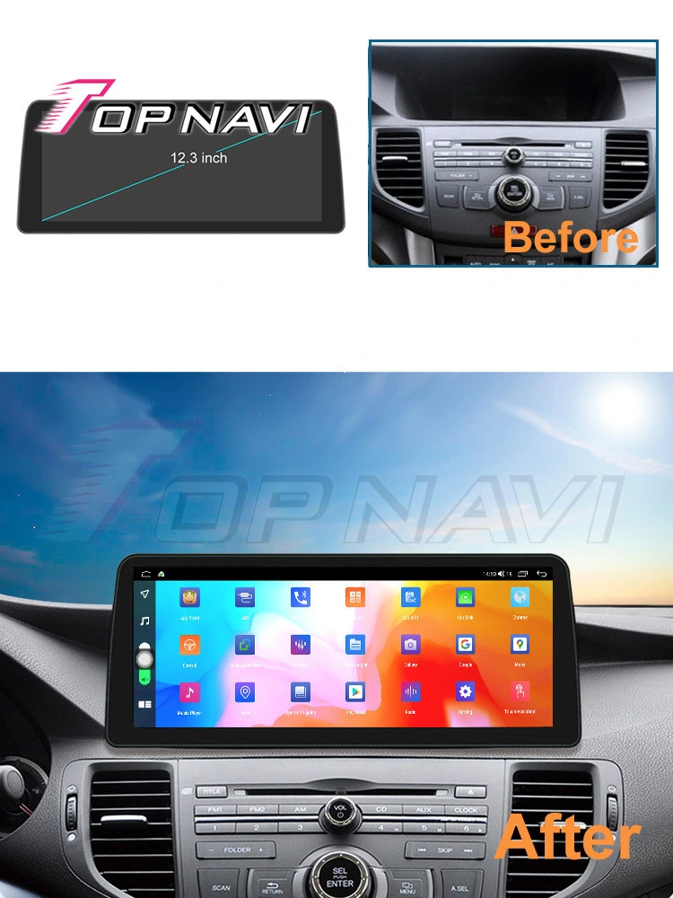 Car Audio y vídeo de Android, navegación GPS para Toyota Spirior 2009 2010 2011 2012 2013 2014 4+64 GB vertical en la pantalla táctil IPS Wireless Carplay Player