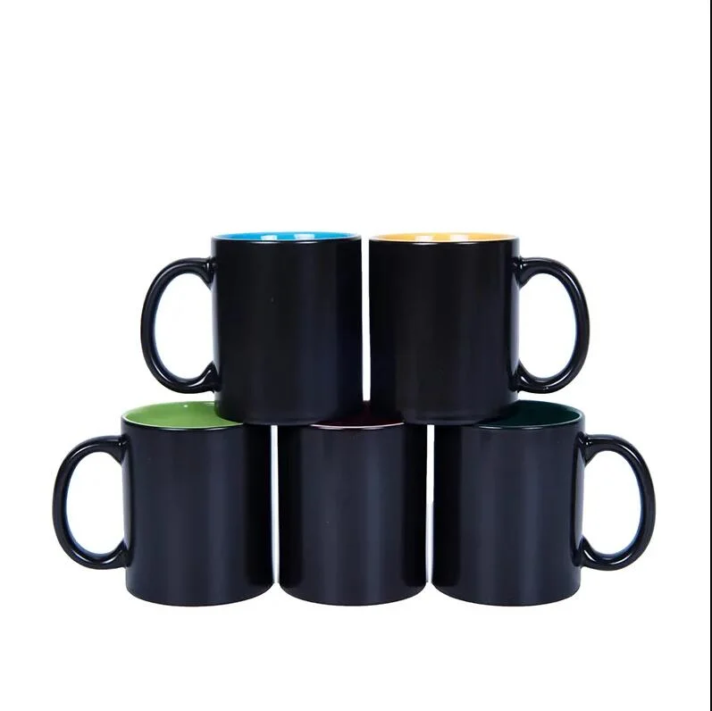 Commerce de gros de transfert de chaleur vierge 11oz empilables de tasse de café personnalisés Sublimation des tasses pour la vente