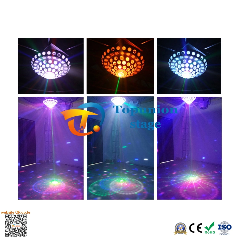 LUCES LED de colores luces láser controladas por sonido Autopropulsadas DMX512 volando Luz mágica