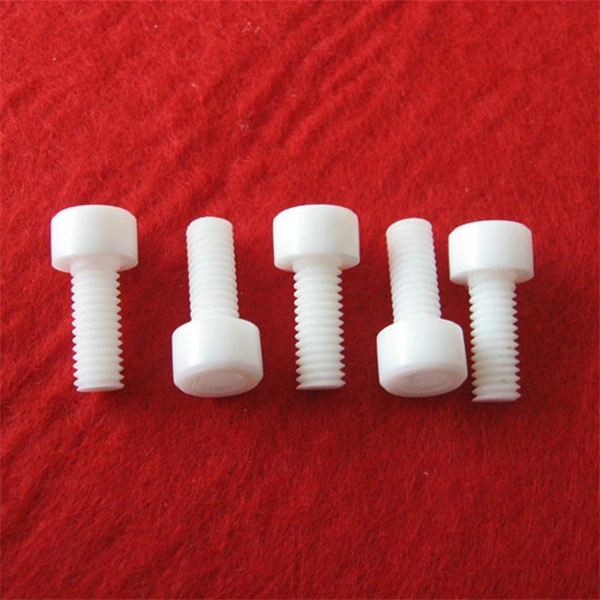 Wear Resistance in Stock Glazed M5 M10 Zro2 Zirconia Ceramic Electrical Screw Spike for Sale