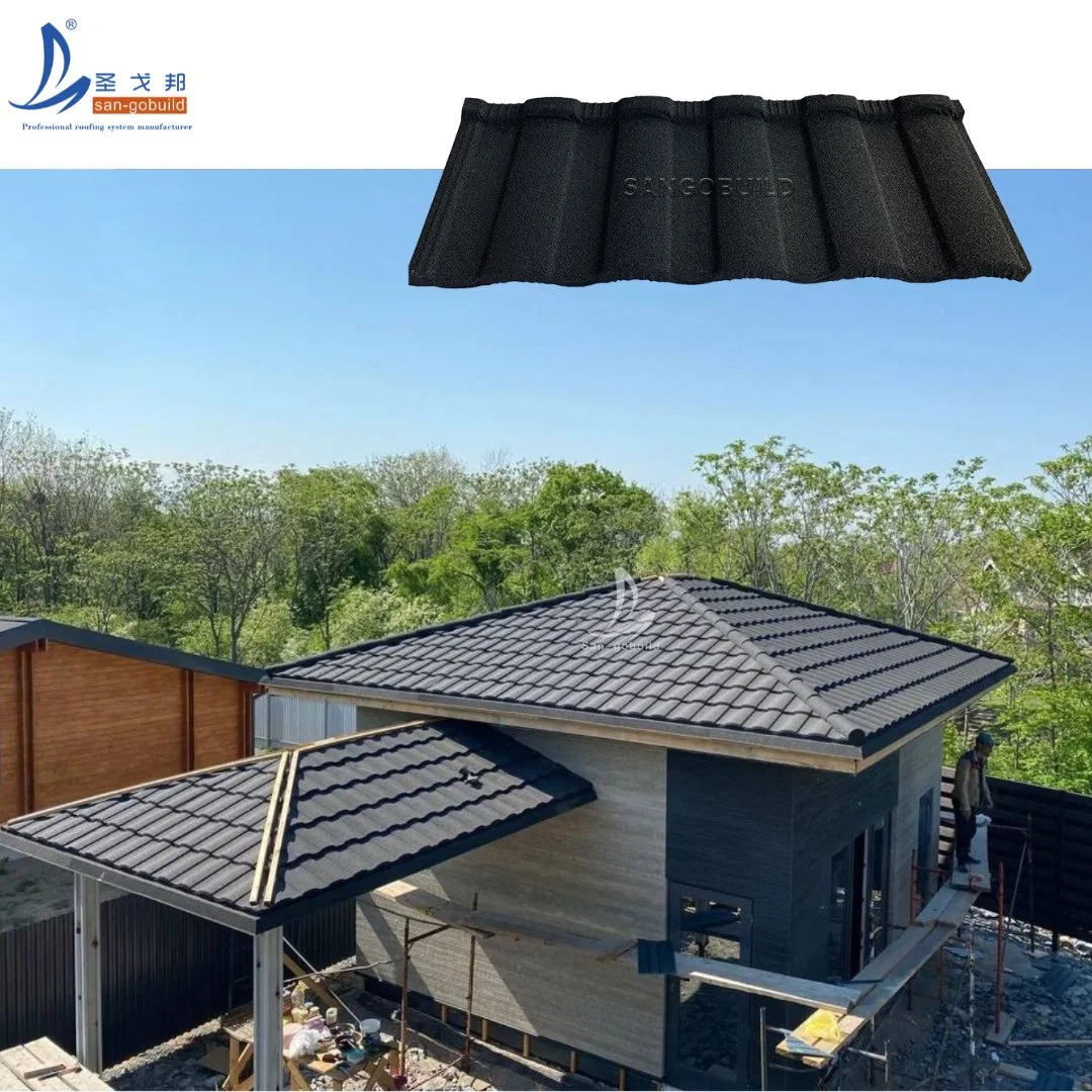 China Cheap Roof Tile Price Stone Coated Steel Roof Sheet in Nepal