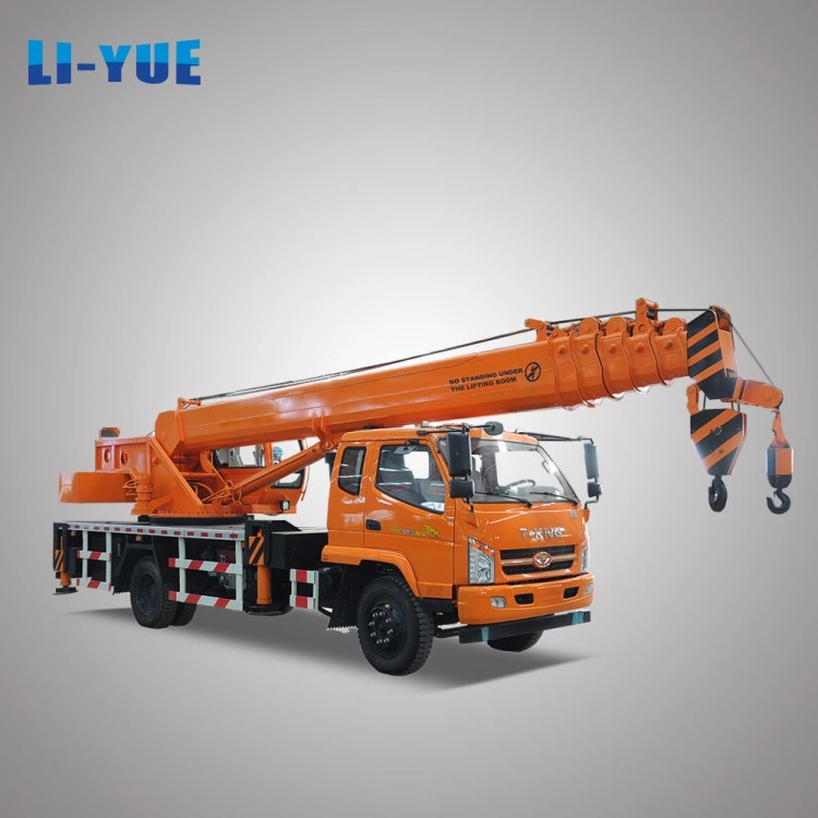 28 M Height 8 Ton Truck Crane Hydraulic Leg Telescopic Straight Boom