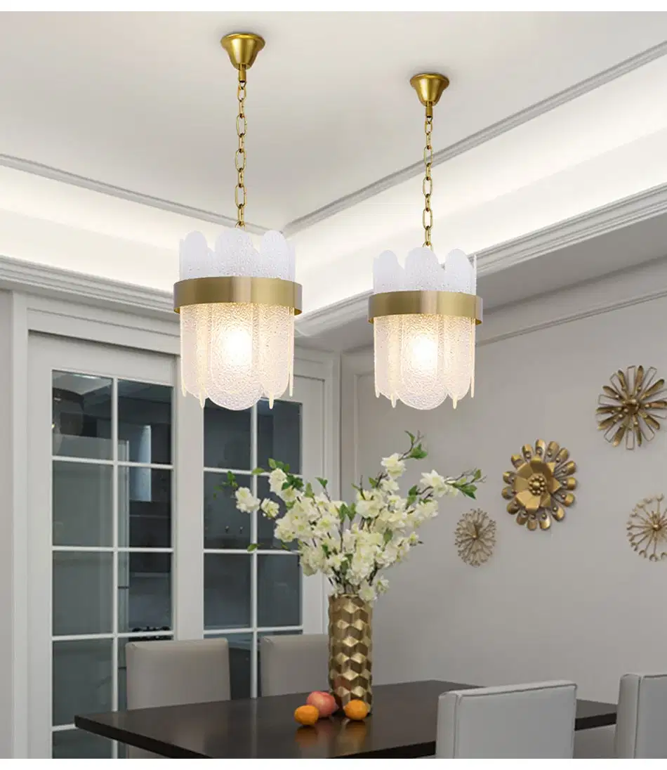 Modern Design LED Pendant Lights Living Room Dining Bedroom Crystal Pendant Lights