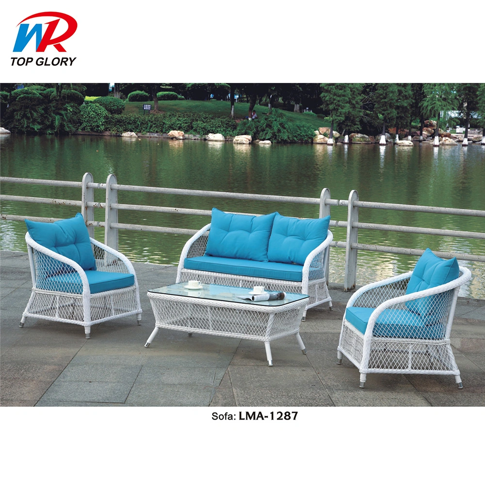 Hot Sale Professional OEM Factory Waterproof UV-Protection Outdoor Furniture Patio Cane Sofa Set