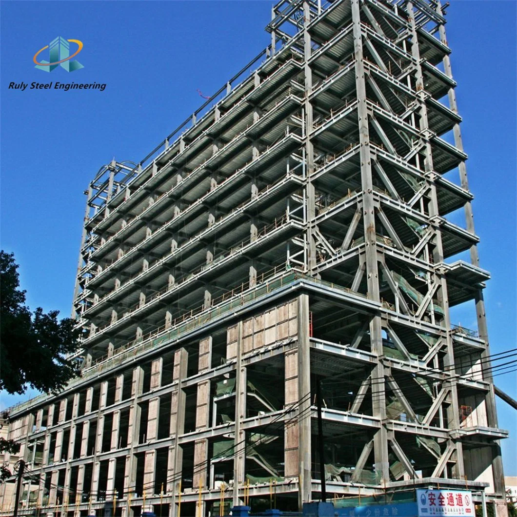 Q235 Q355 Multi Floors Steel Structure Buildings/ Prefabricated Metal Buildings