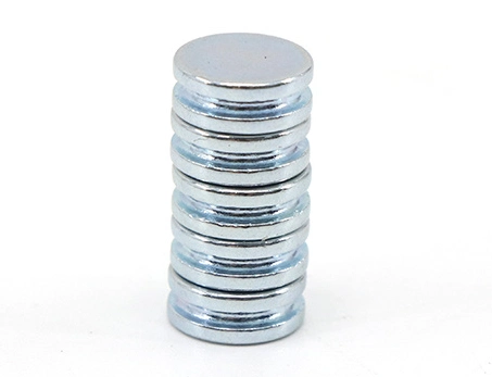 Strong Round Neodymium Iron Boron Permanent NdFeB Magnet for Toys Motors Electric