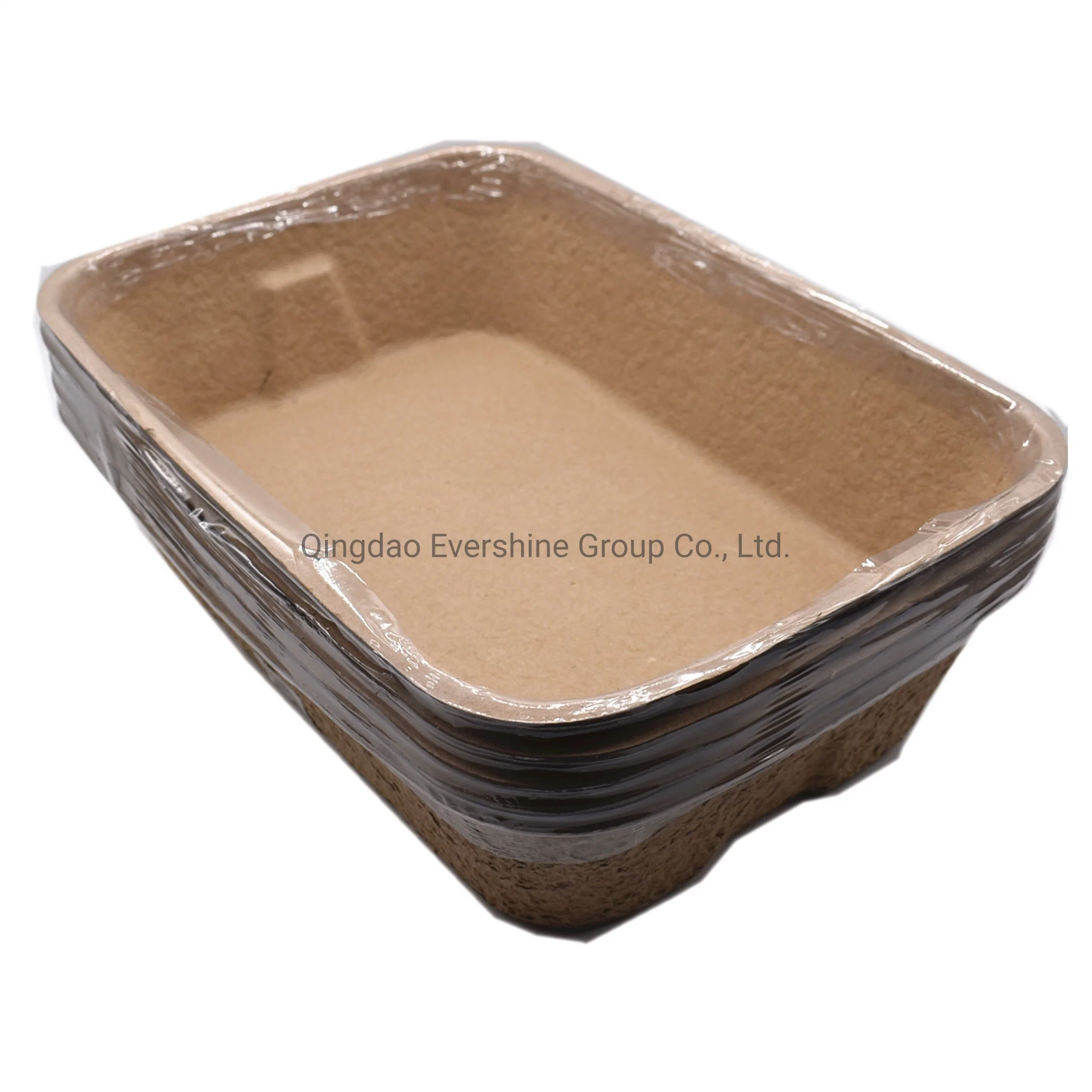 Eco Friendly Paper Pulp Molded Disposable Pet Cat Litter Box