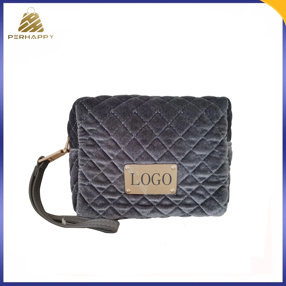 Fashion Portable Lady Clutch Wrist Cosmetic Bag