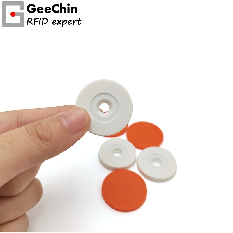 UHF/NFC ABS Anti Metal Tag Dia30mm RFID Patrol Tag