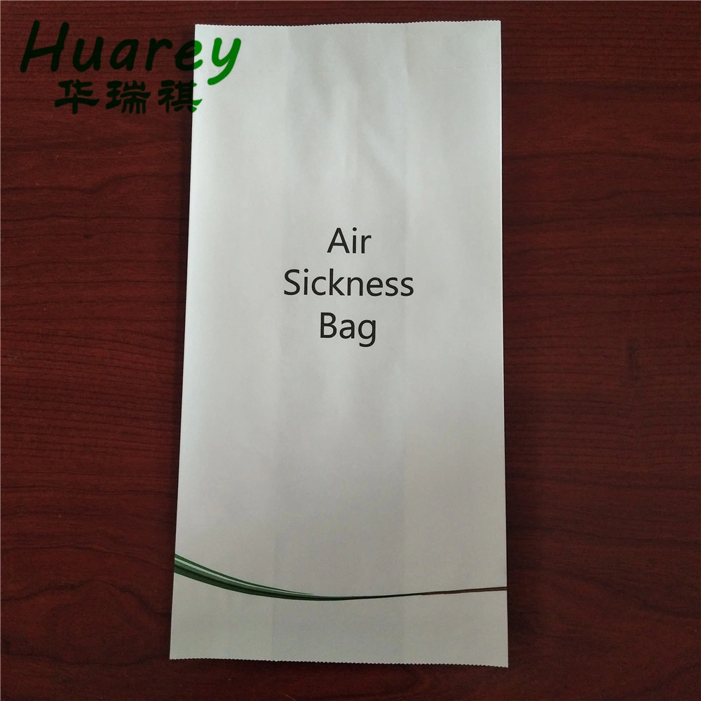 Wholesale/Supplier Customized Airsickness Paper Bags/Hotel Sanitary Vomit Disposable Bag with Flat Bottom