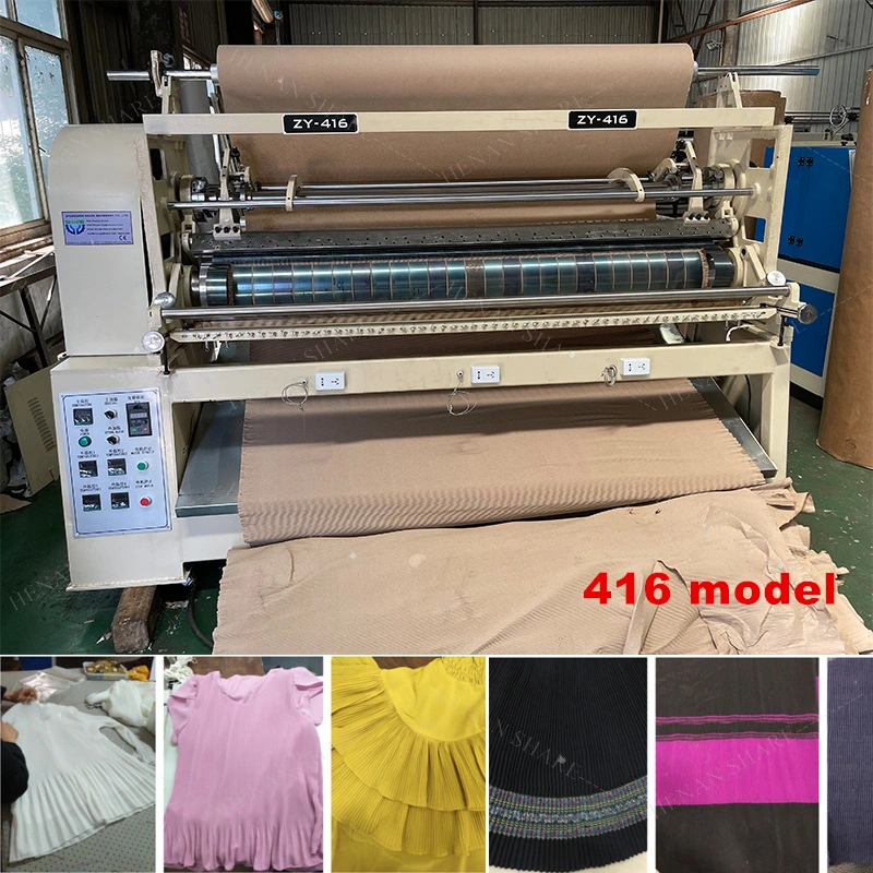 Manual Dress Bamboo Fabric Pleating Machine and Rolling HEPA Paper Automatic Hospital Use Curtain Mini Textile Pleating Machine Scarf