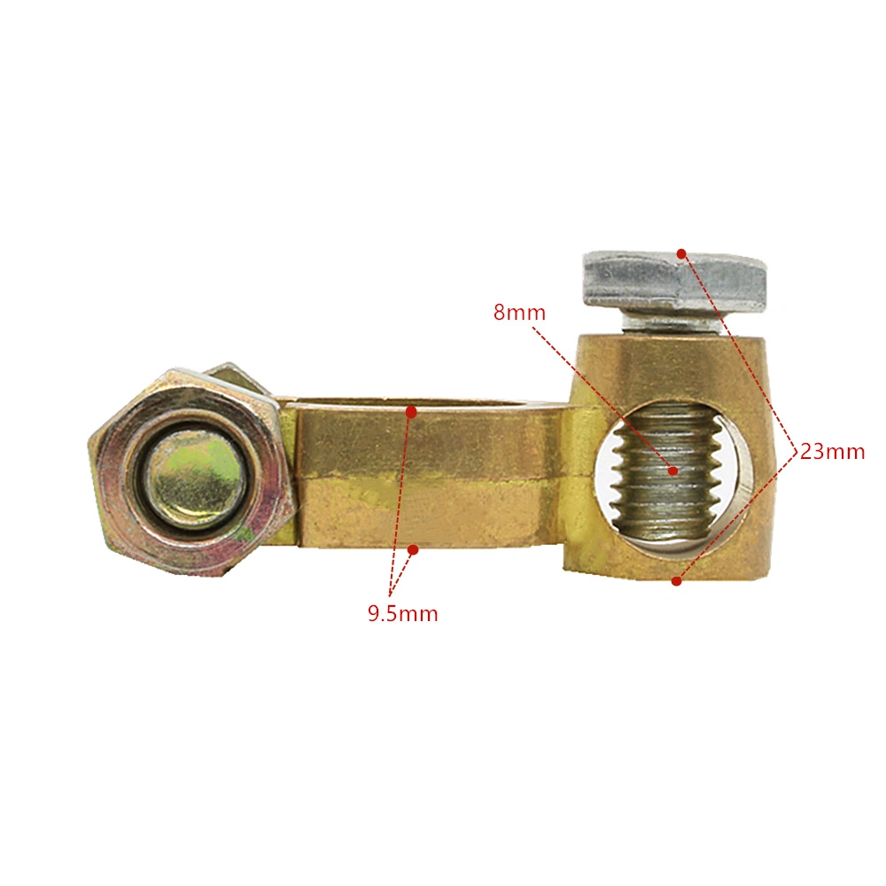 C6 Car Battery Wire Clamp Clip Battery Connection Pure Brass Terminal Auto Accessories Vehicle Spare Parts