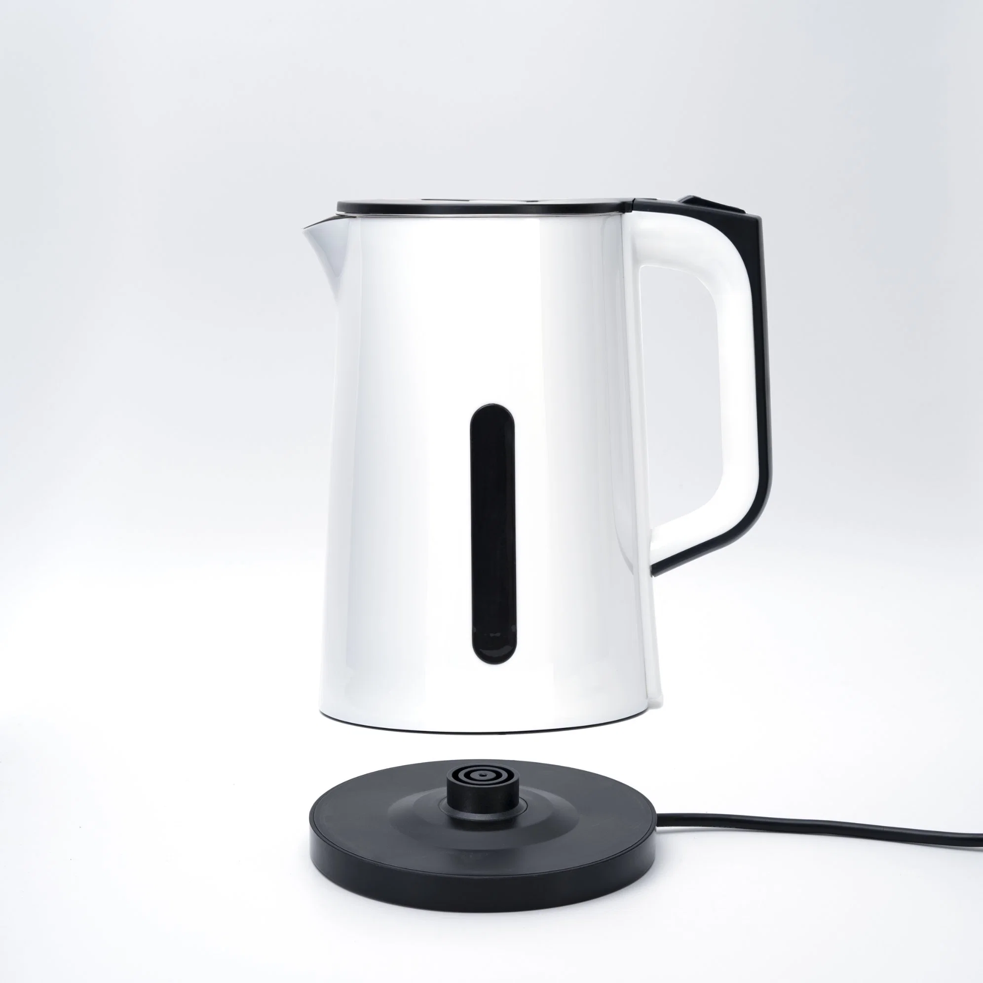 2.3L White Mix Black Color Coffee Maker Electric Kettle with Water Window