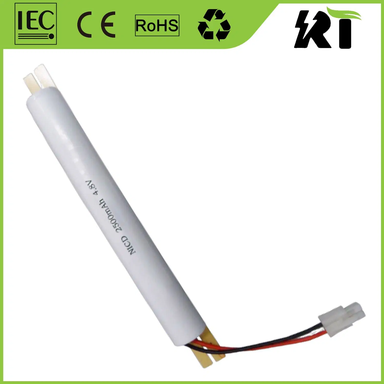 Emergency Power NiCd C Size 3000 mAh 4.8V Battery Pack