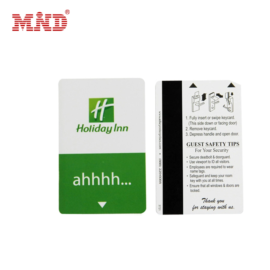 Hotel Inn Cartão chave porta feitas com tarja magnética de plástico