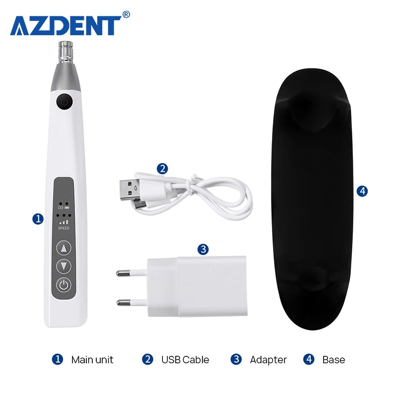 CE-Zertifizierung Akku Azdent Dentalhygiene Prophy Handstück Kit USB chargable Handstück Für Die Zahnpolierung