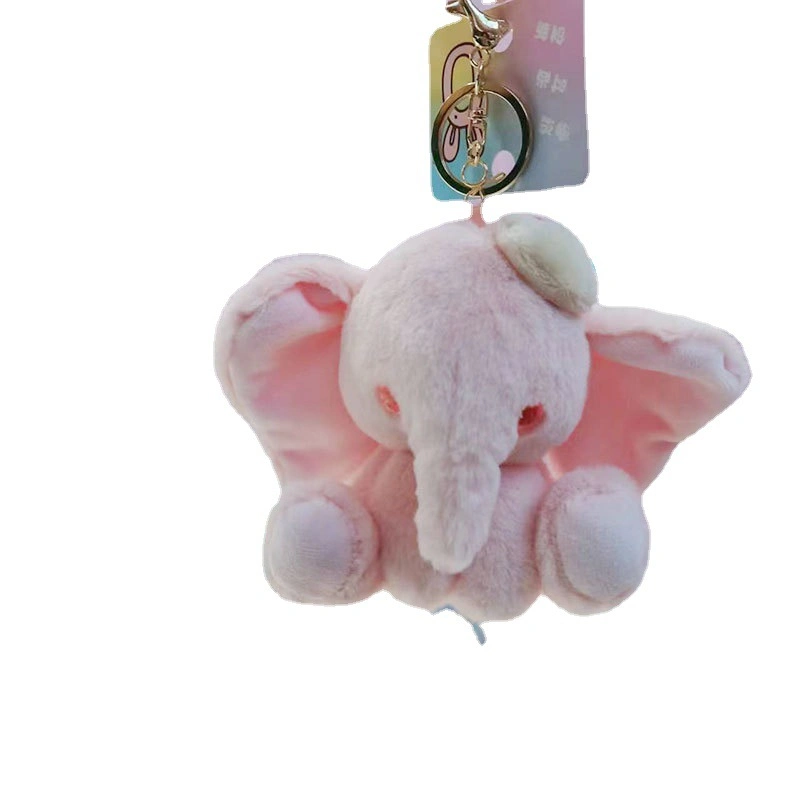 Elephant Keychain Backpack Pendant Cute Doll Small Gift Plush Toy Doll