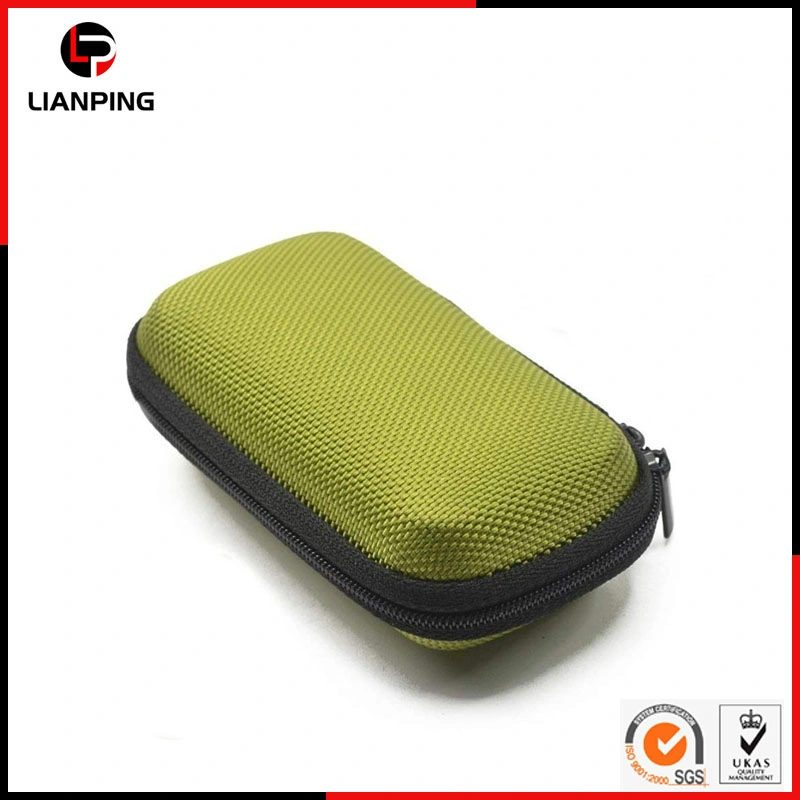 Custom Zipper Durable Protective Shockproof Hard EVA Carrying Earphone Case