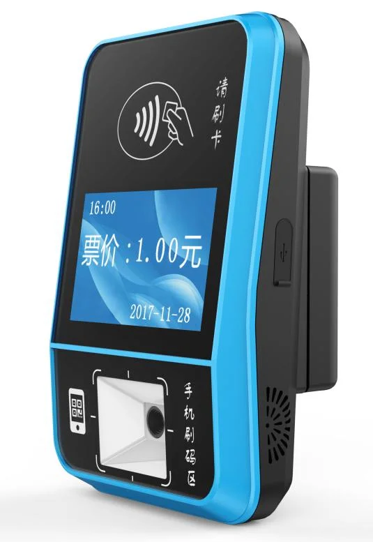 High Operating Speed NFC Card Reader Traffic Bill Bus Ticketing Validator Machine with POS Systems