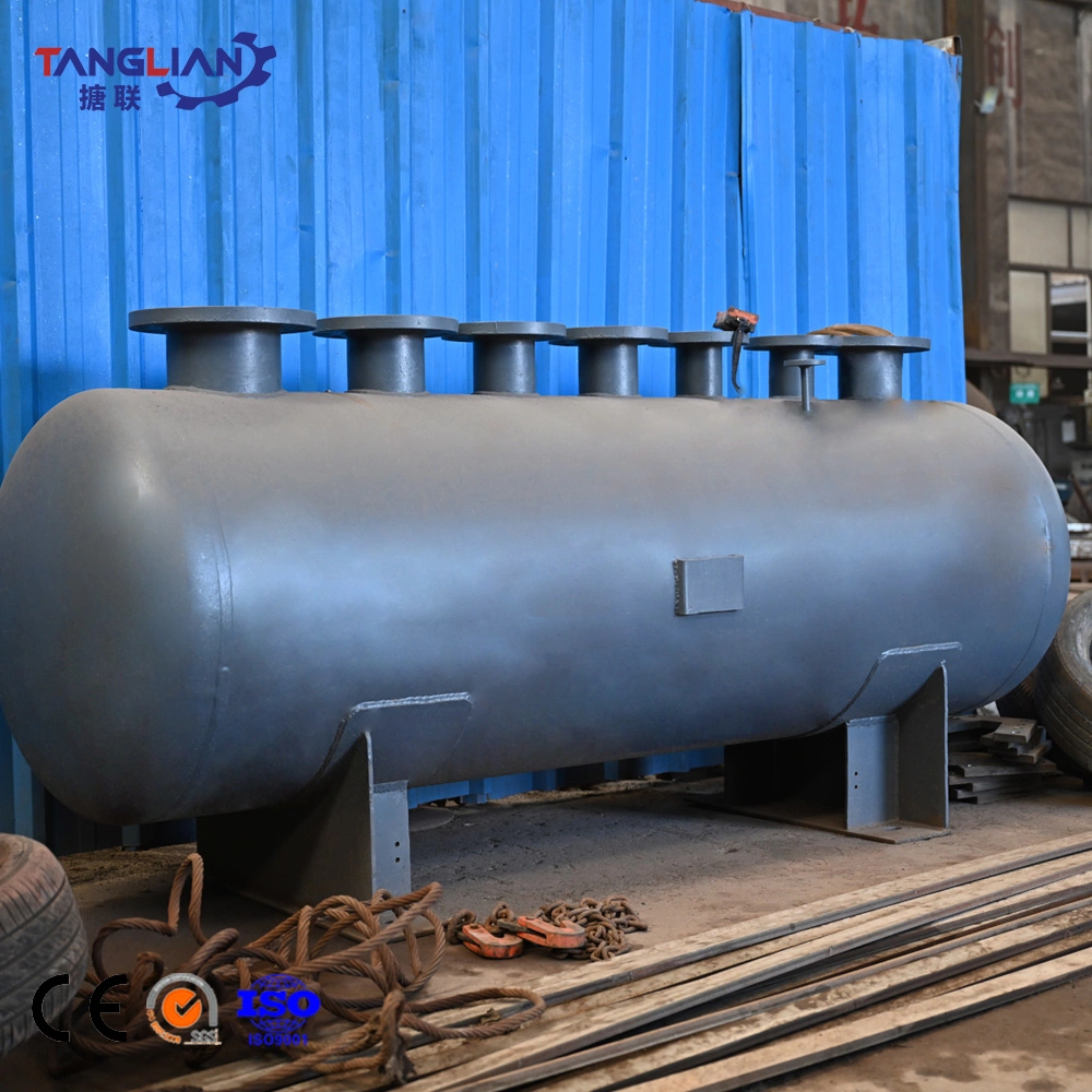 Horizontal Glass Lined Storage Tank Used for Industrial Wastewater Treatment