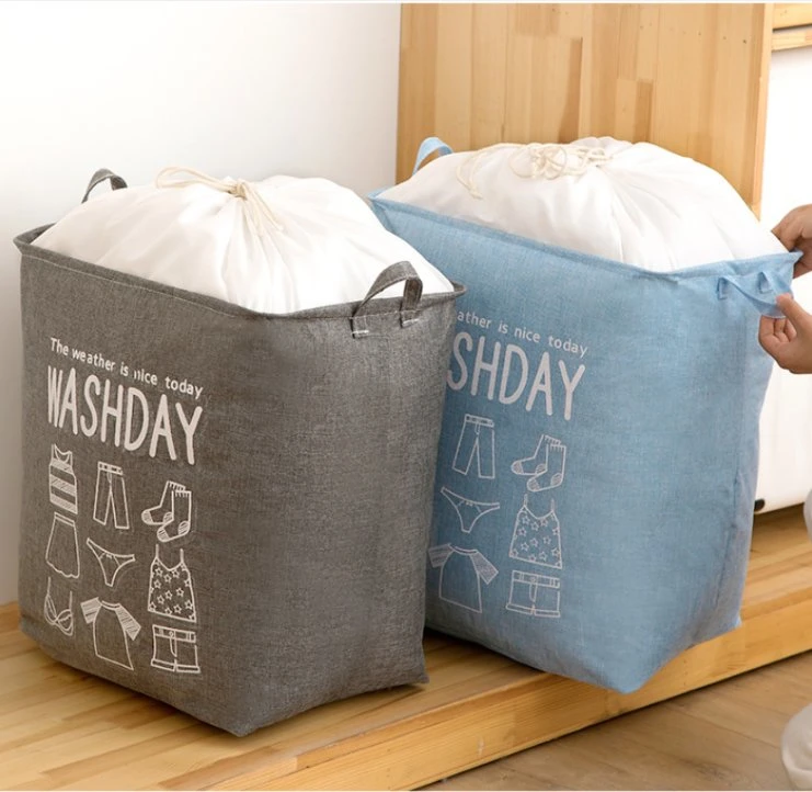 Large Capacity Home Cloth Stock Tote Storage Organizer Bag