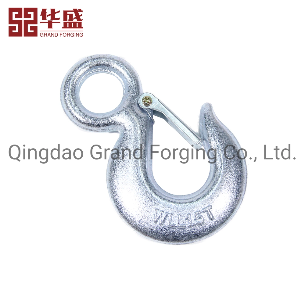 Factory Direct Sale Us Type 320A Steel Eye Forged Crane Lifting Eye Hoist Hook