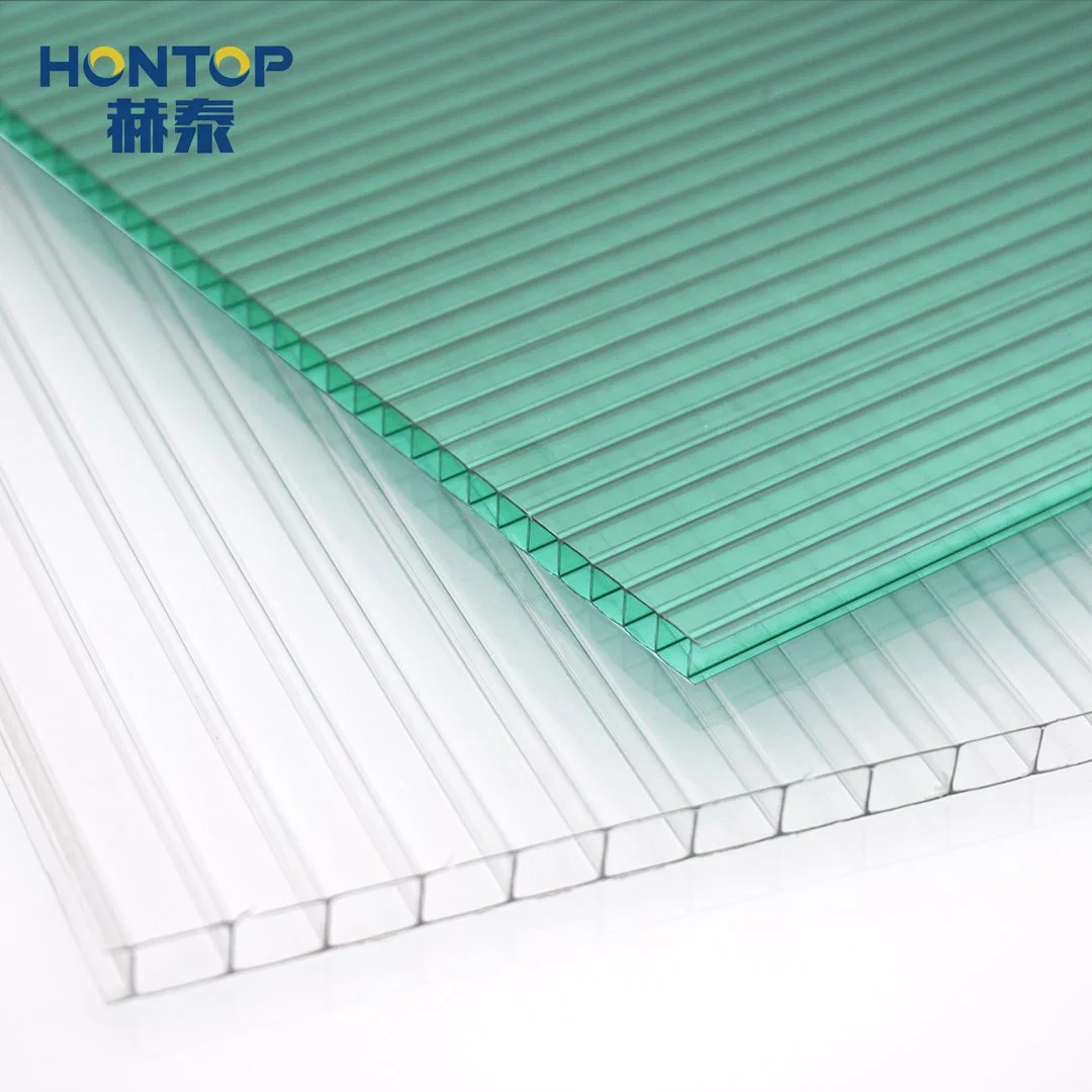 6mm 8mm 10mm 12mm Twin Wall Green House Roofing Polycarbonate Hoja