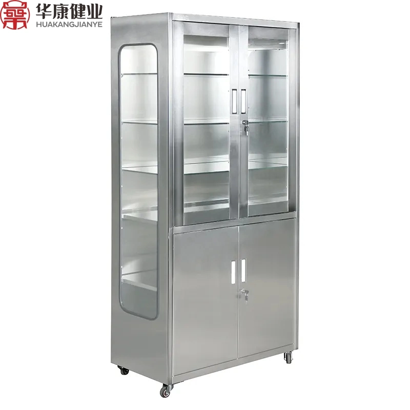 Manufactory Stainless Steel Cabinet Furniture with Drawer and Cupboard Medical Furnitures