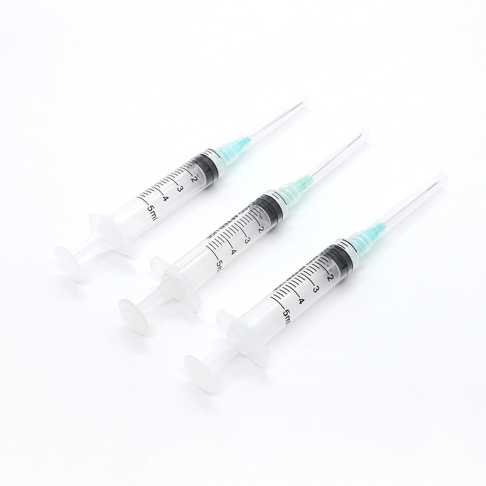 Popular Product Medical Sterile 0.5cc 3cc 5cc 10cc Disposable Ad Auto Disable Rup Self-Disable Injection Needle Syringe for Vaccine