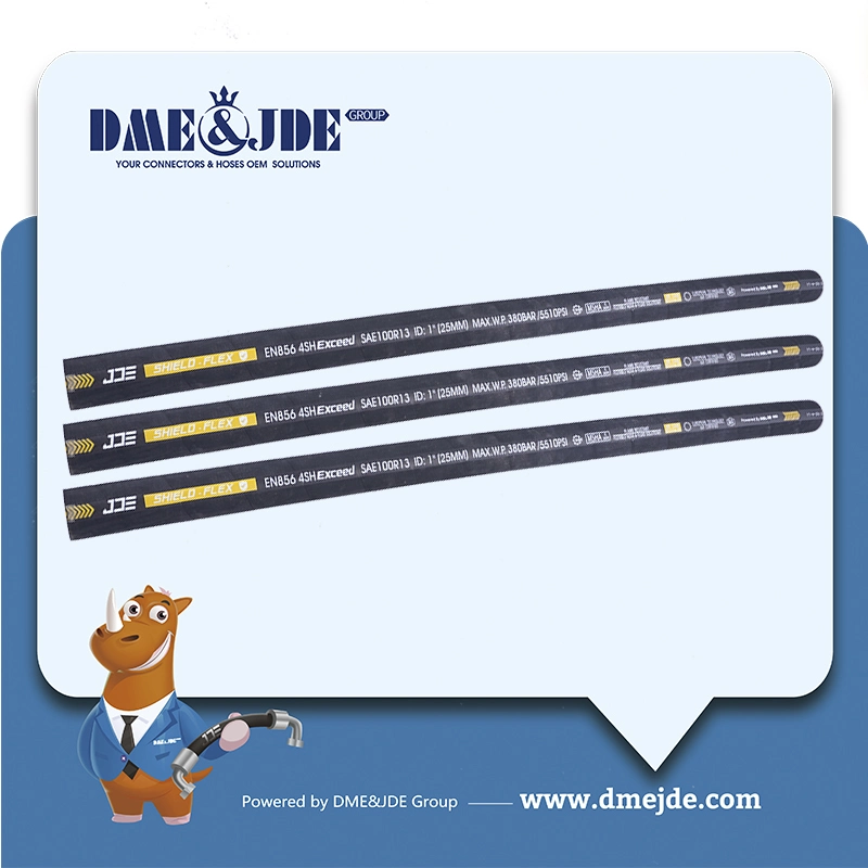 High Pressure Steel Wire Spiral Rubber Hose En856 4sh/4sp