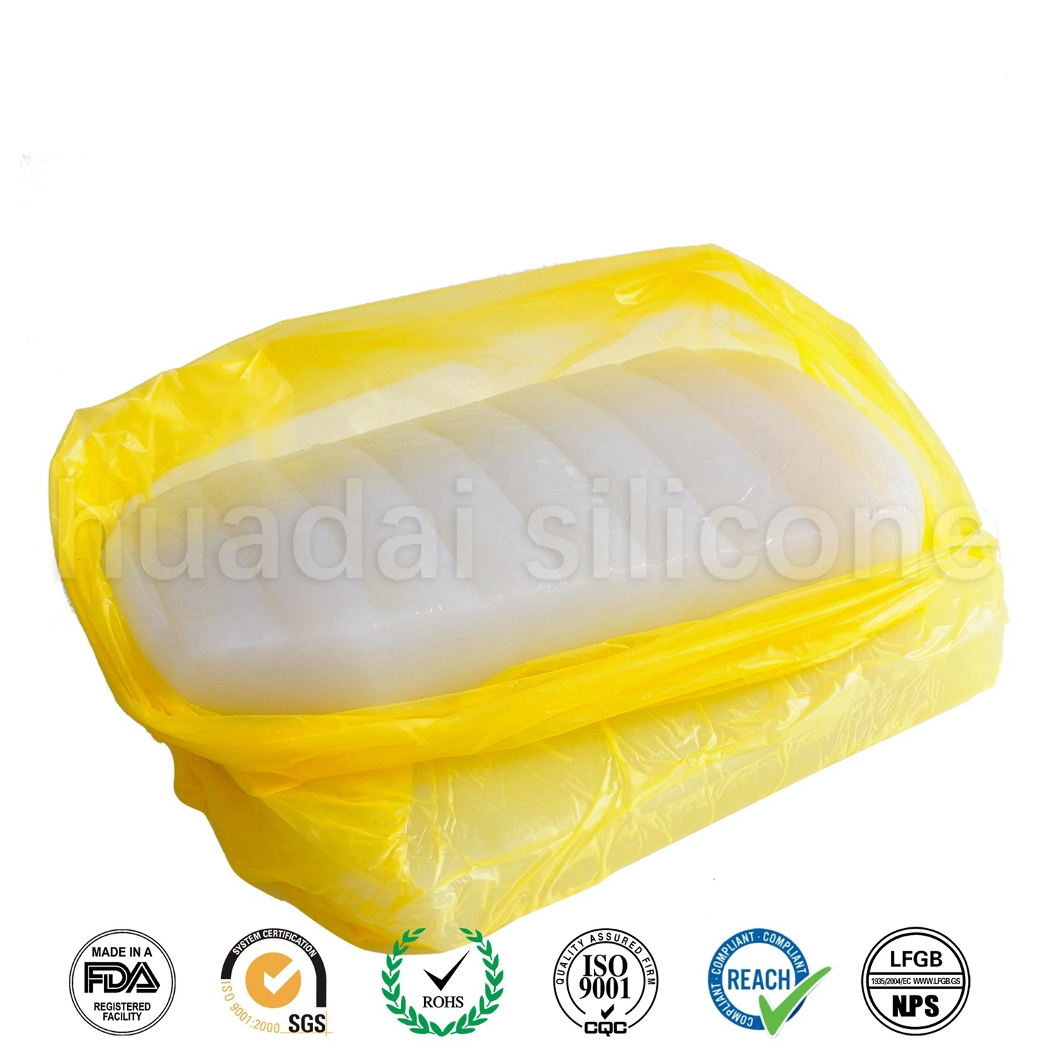 High Transparency High Tear Strength Fumed Grade Silicone Rubber for Extrusion