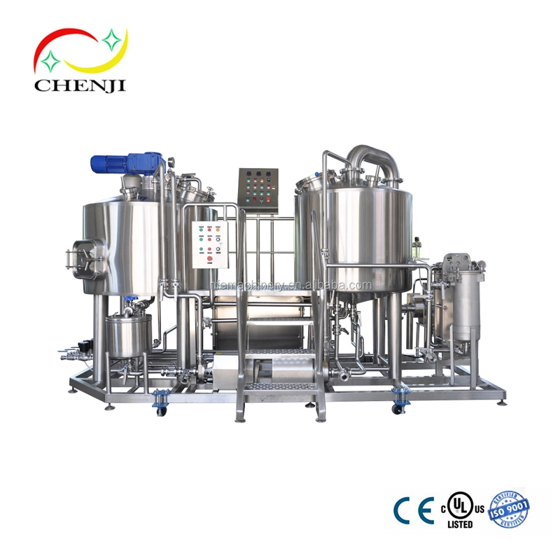 All Stainless Steel Craft Brewing Turnkey Project Beer Making Machine