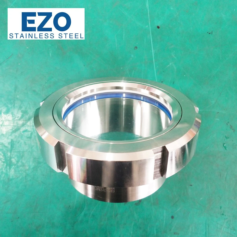 Stainless Steel Sanitary Inline Tube Flange Rectangular Sight Glass for Tank