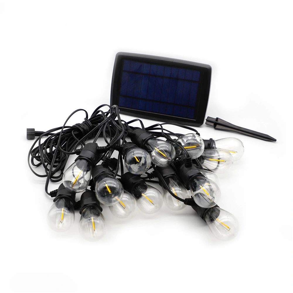 100 LED Solar String Lichter für Outdoor Wasserdichte Solar Kristall Ball Lights Garden 8 Beleuchtungsmodi